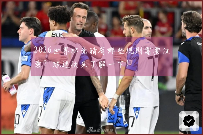2026世界杯竞猜有哪些规则需要注意？球迷快来了解一下！